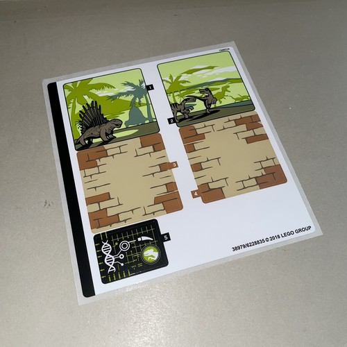 Lego jurassic world foglio - lego,